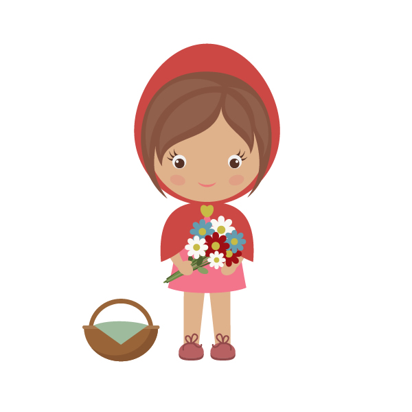 600x600 How To Draw Little Red Riding Hood With Basic Shapes In Adobe
