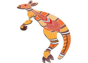 350x250 Tuzzles Aboriginal Art Kangaroo Floor Puzz