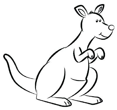 400x375 Draw A Kangaroo Step