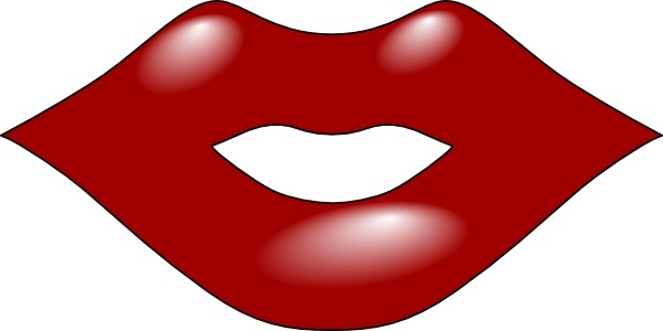 600x300 Red Lips Clip Art Free Vector In Open Office Drawing