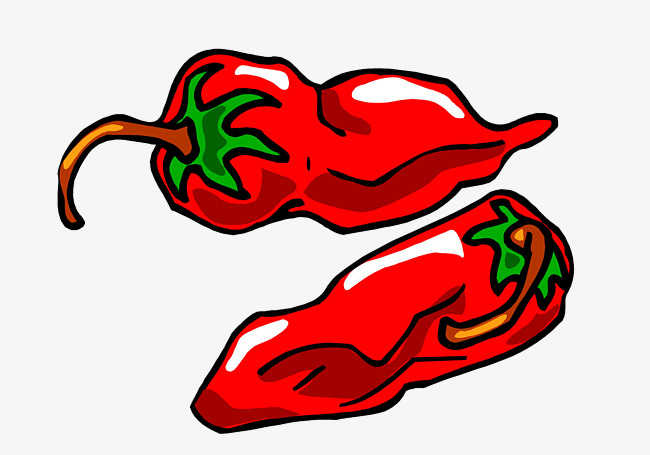 650x455 pepper cartoon hand drawing, cartoon clipart, chili, pepper