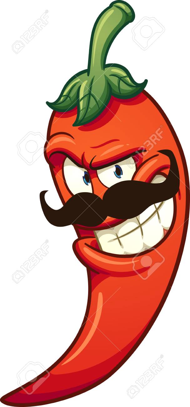 608x1300 Red Chili Pepper Clip Art