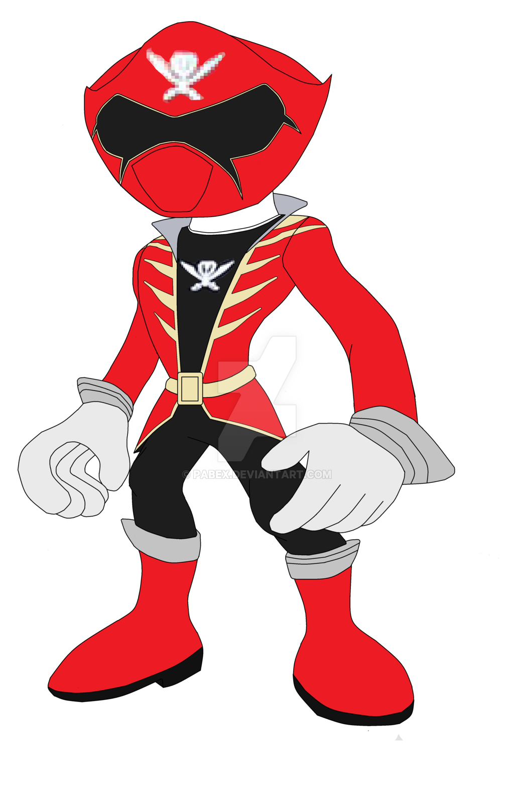 1024x1588 Super Mega Force Red Ranger Chibi Viii