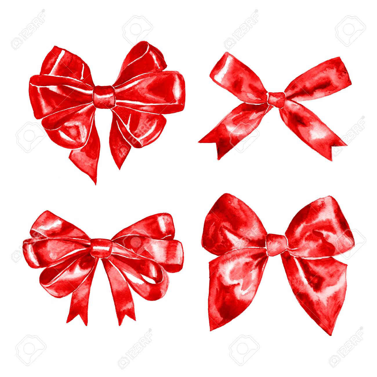 1300x1300 Huge Collection Of 'red Bow Drawing' Download More Than Images