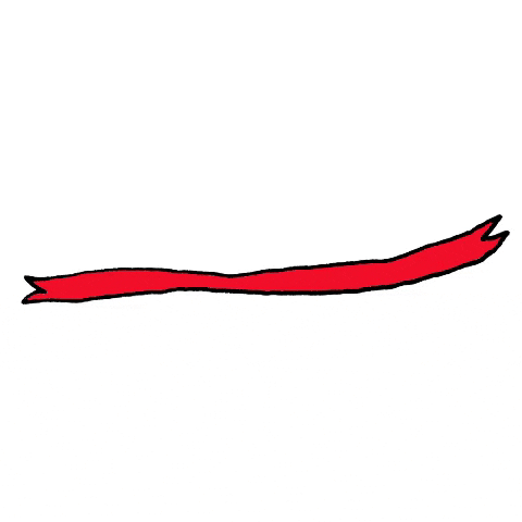 480x480 Red Ribbon Drawing Gif