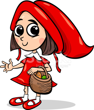 376x440 Little Red Riding Hood Cartoon Drawings