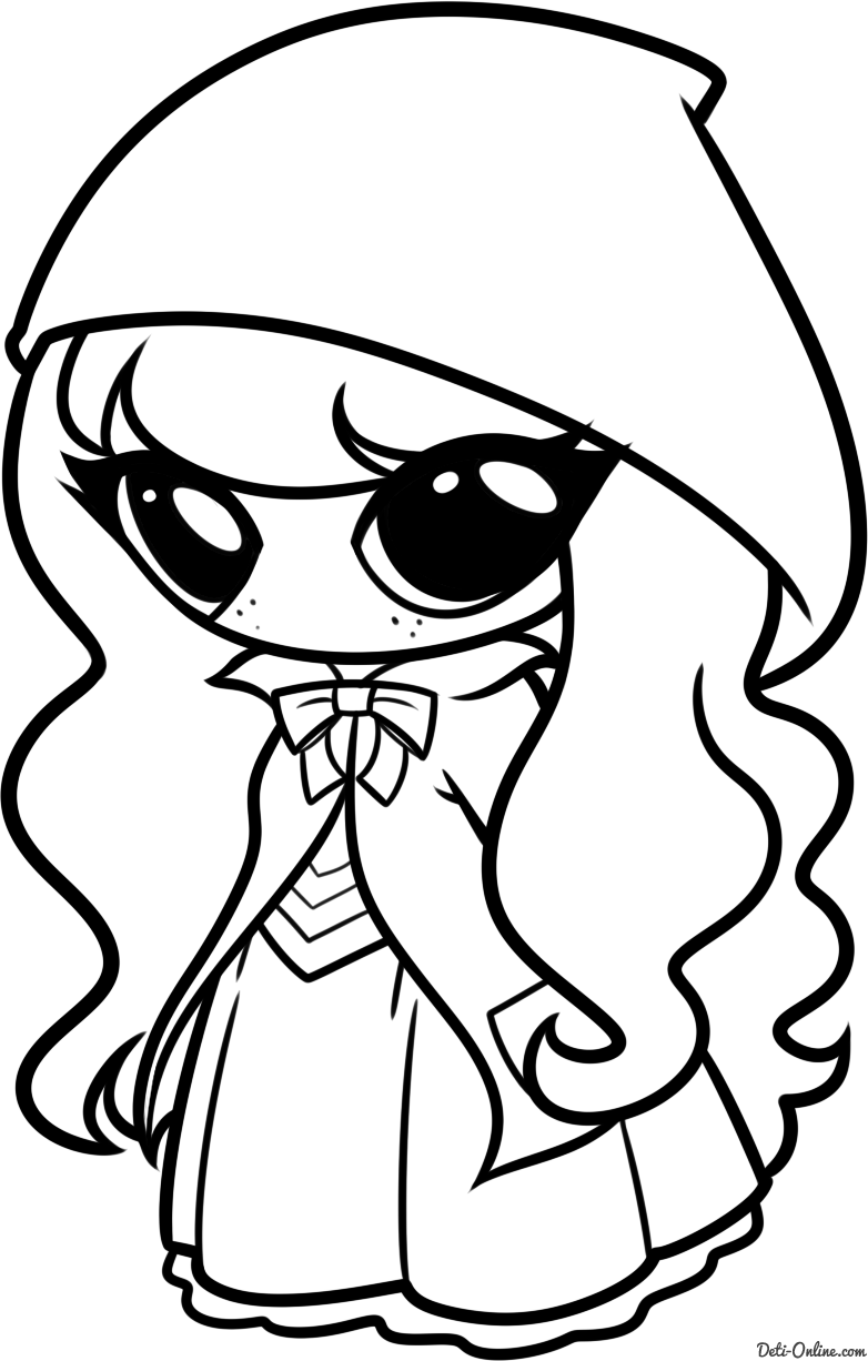 782x1226 Raskraska Krasnaia Shapochka Fairy Tale Little Red Riding Hood