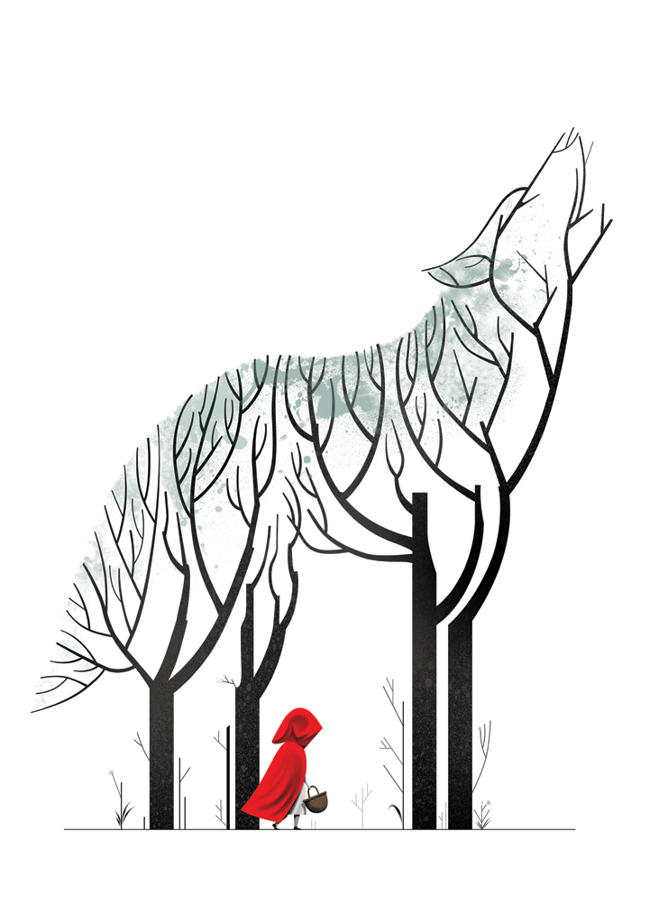 731x1024 Red Riding Hood On Behance