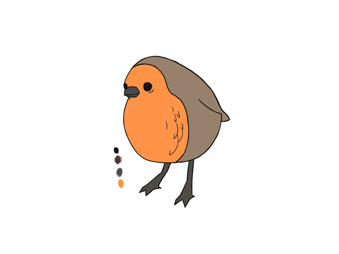 1400x1050 I Drew The Red Army Robin