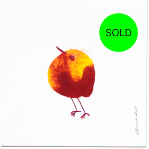 300x300 Inkdrop Bird Yellow Garnet Red