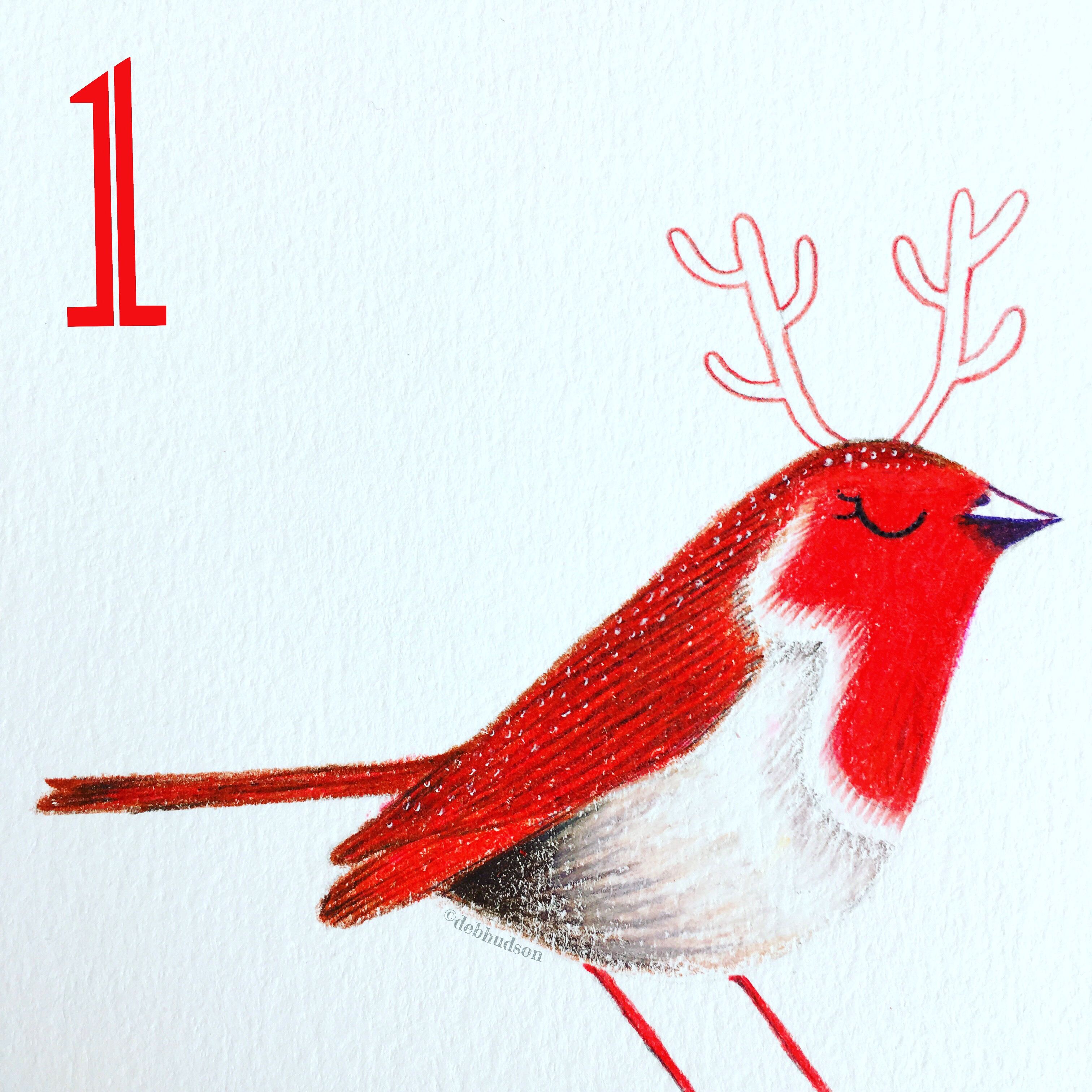 3024x3024 Red Robin Christmas