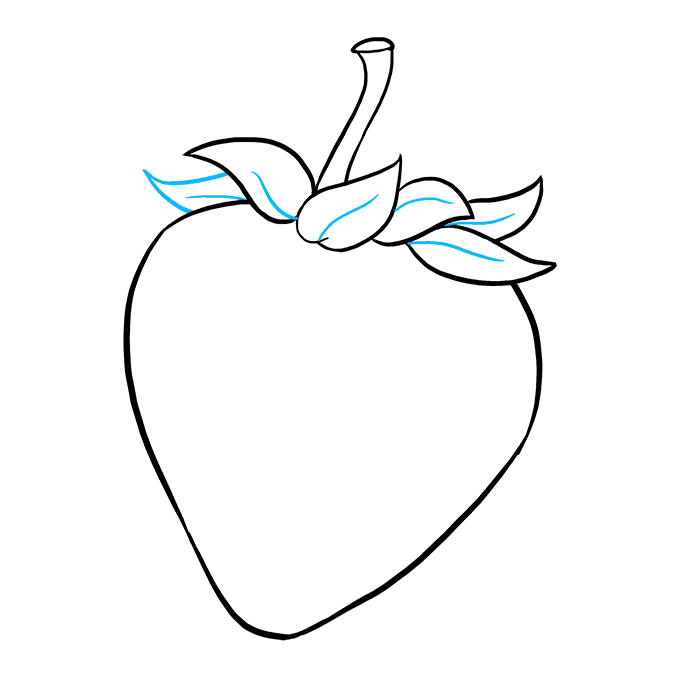 680x678 How To Draw A Strawberry