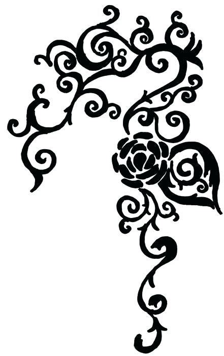 441x699 Rose Vines Drawings Rose Vine Drawing Designs Best Ideas
