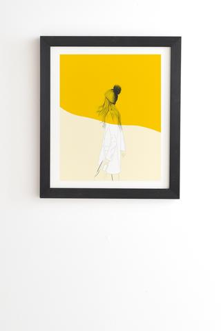 320x480 Woman Color Black Framed Wall Art The Red Wolf