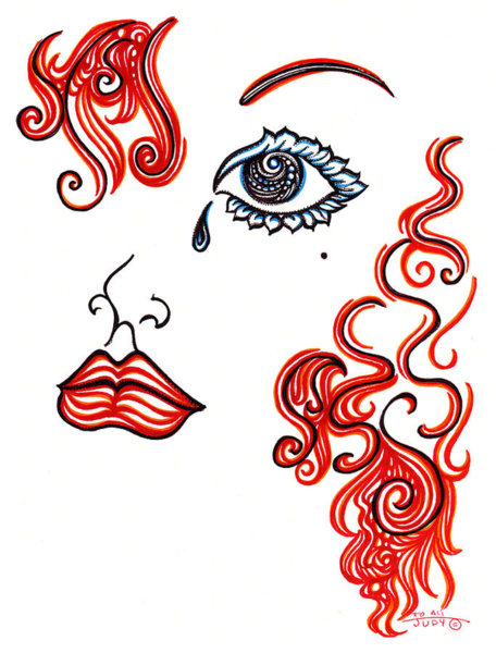 456x600 redhead drawings fine art america