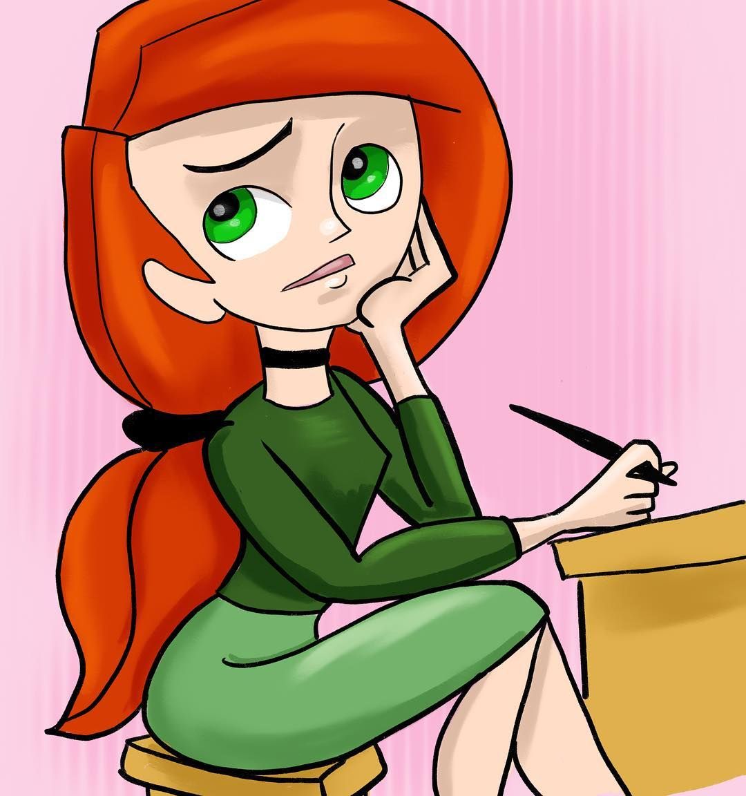1080x1152 another kim possible drawing after sarah foster