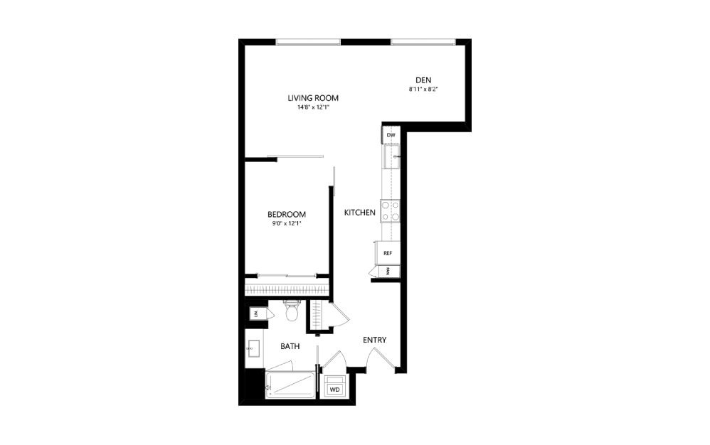 998x626 Studio, Bedroom Apartments In Redwood City, California Huxley