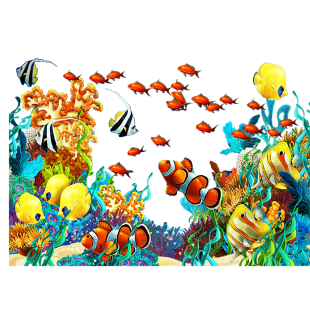1024x1024 Collection Of Free Underwater Drawing Coral Reef Download On Ui Ex