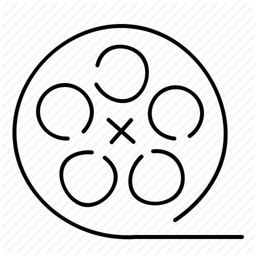 512x512 Cinema, Movie, Reel, Video Icon