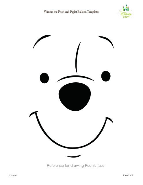 495x640 Reference For Drawing Pooh's Face