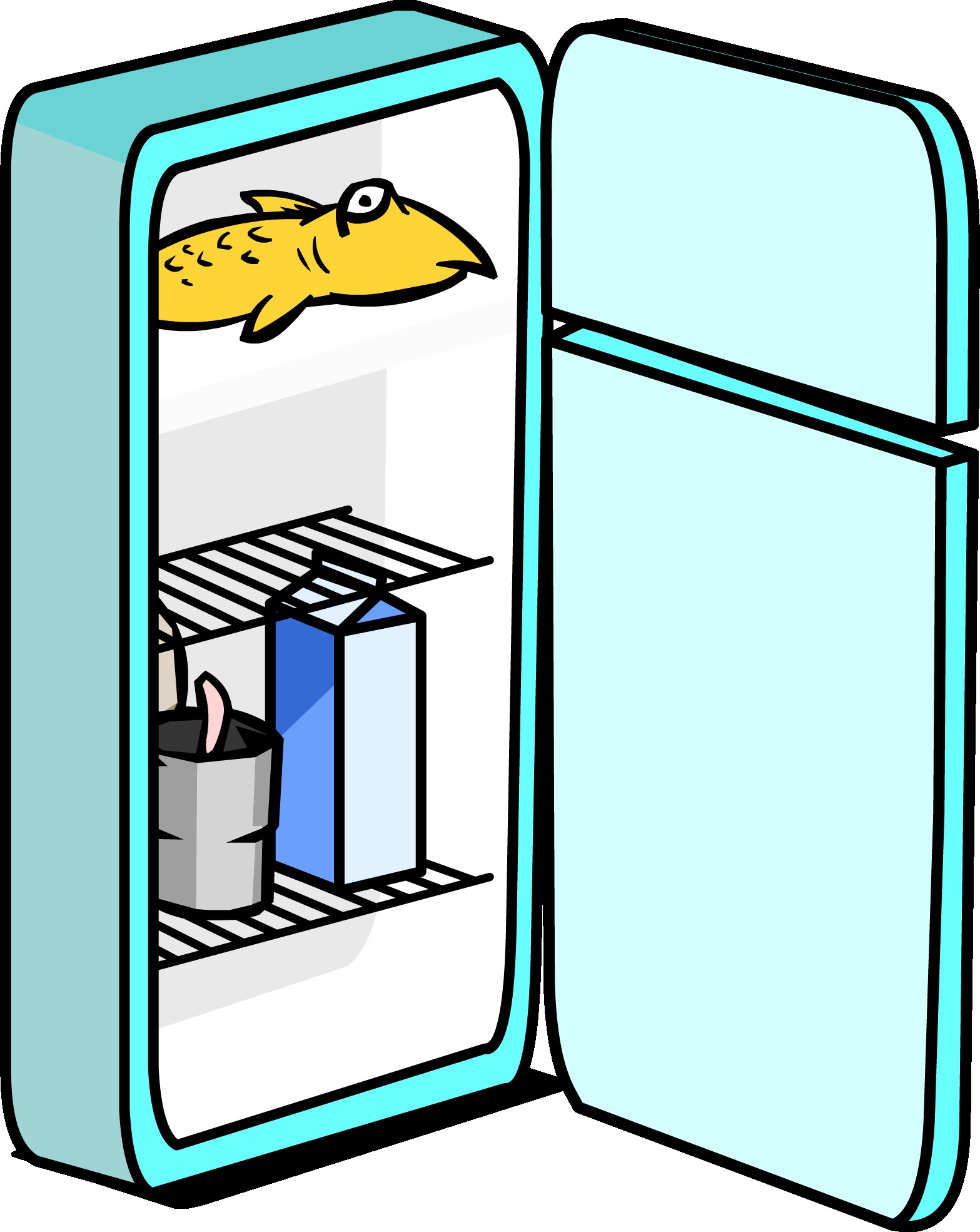 1567x1969 Fridge Clipart Refrigerator