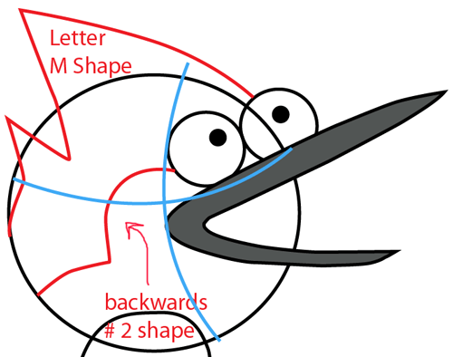 500x394 How To Draw Mordecai From Regular Show With Easy Step
