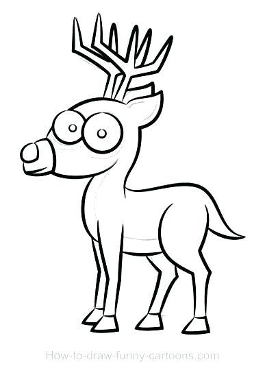 387x547 reindeer drawings reindeer reindeer directed drawing steps