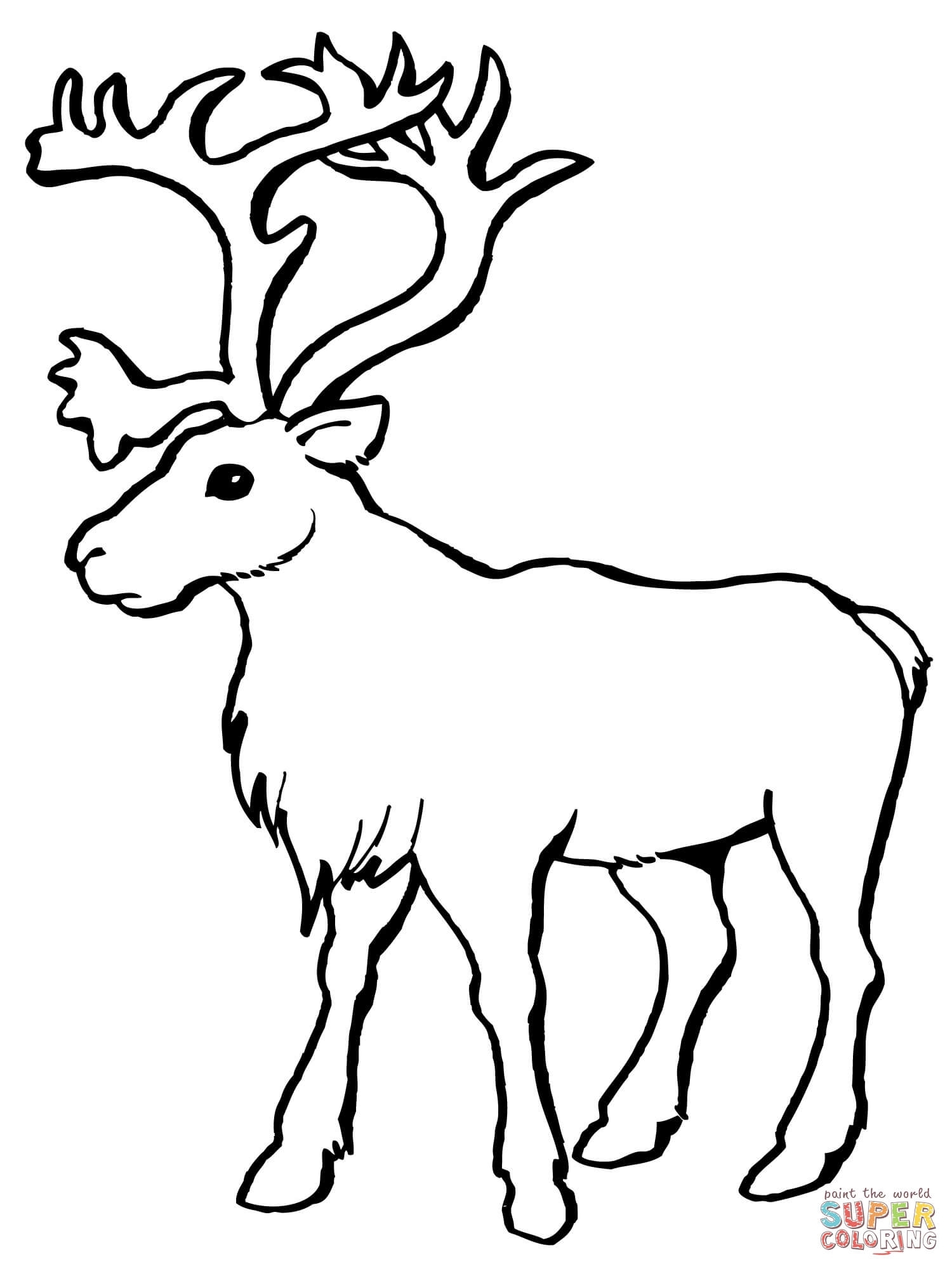 Reindeer Directed Drawing Free download on ClipArtMag