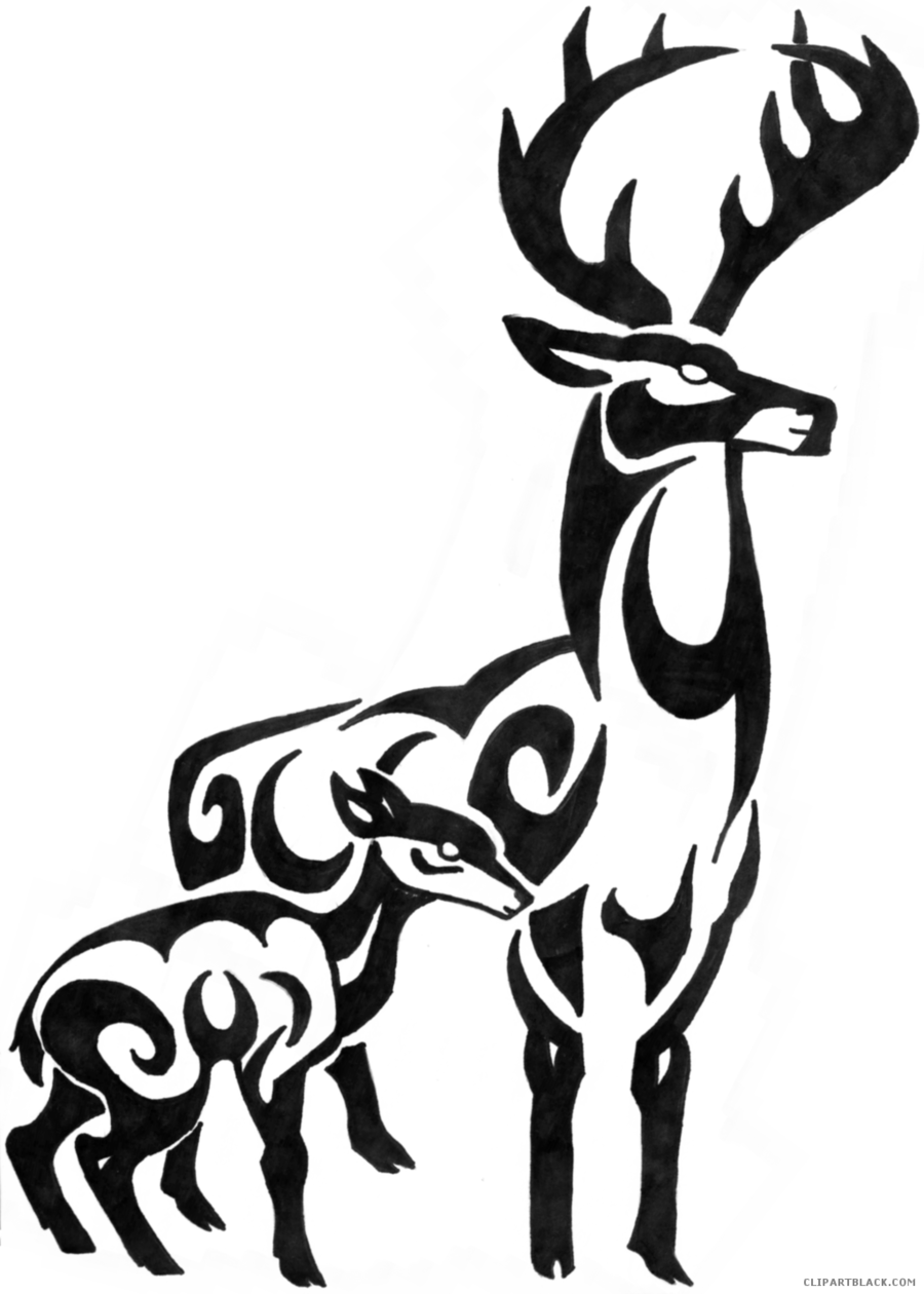900x1260 Reindeer, Deer, Drawing, Transparent Png Image Clipart Free Download