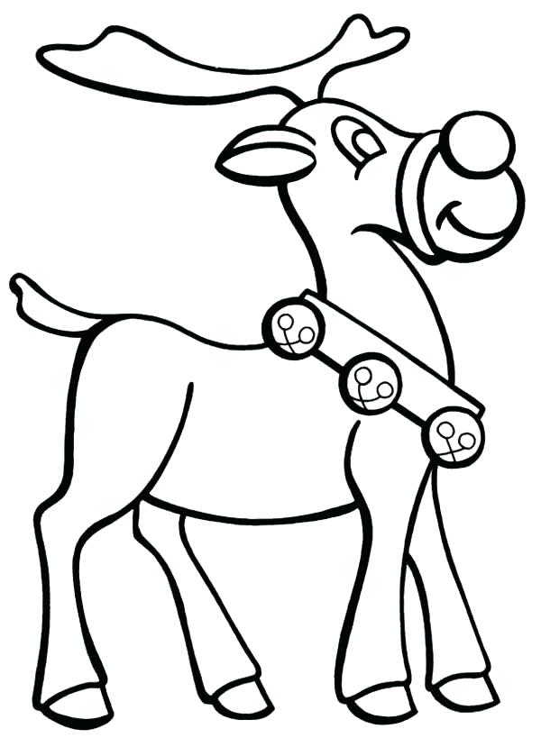600x829 Reindeer Drawing Pictures Drawing Skill