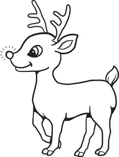 236x312 Cute Reindeer Drawing Best Reindeer Images In Vintage
