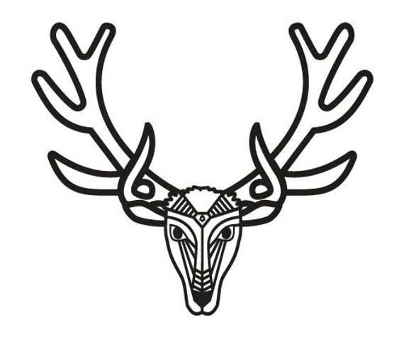 570x475 reindeer vector deer laser pattern laser cut template vinyl etsy