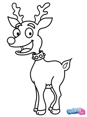 300x400 Drawing Of Reindeer How Reindeer Drawing Easy