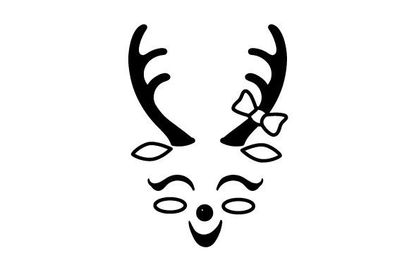 580x386 Cute Reindeer Face