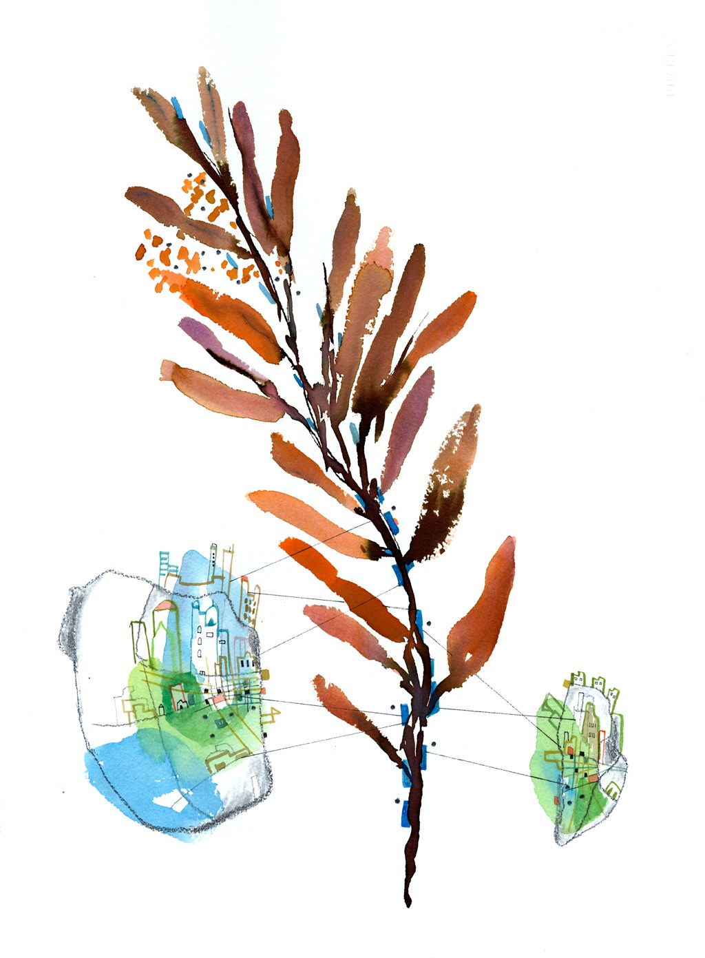 1024x1391 Imagined Places Drawings