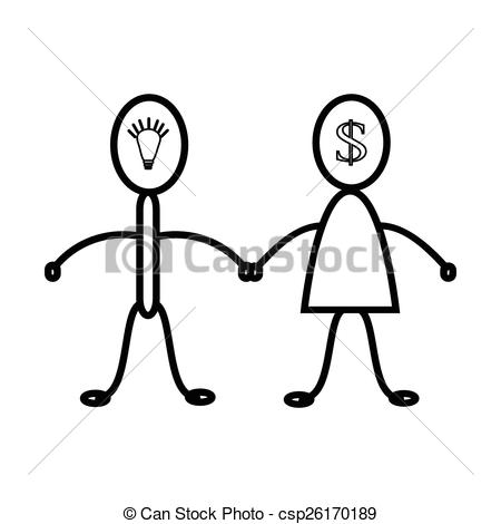 450x470 Men And Women Are Relationship Symbol