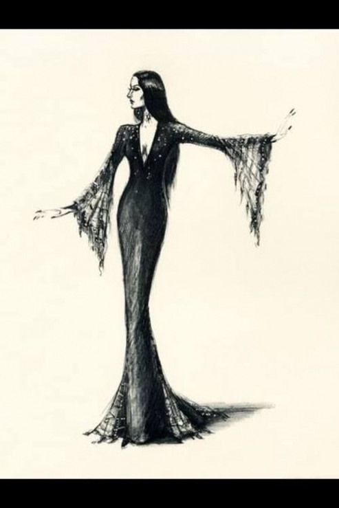 493x739 morticia addams