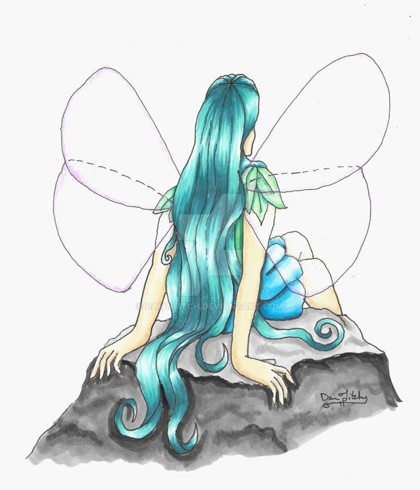 827x965 Fairy Relaxing