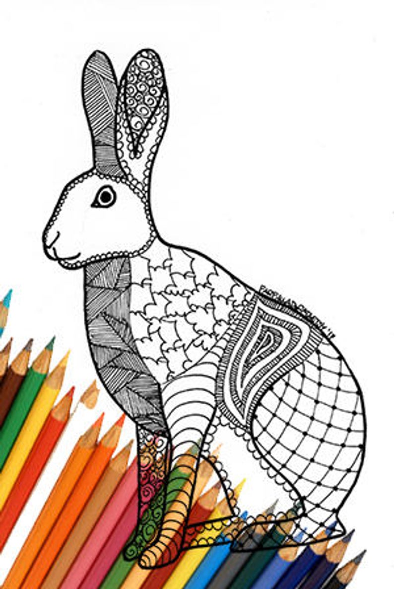 794x1186 Hare Coloring