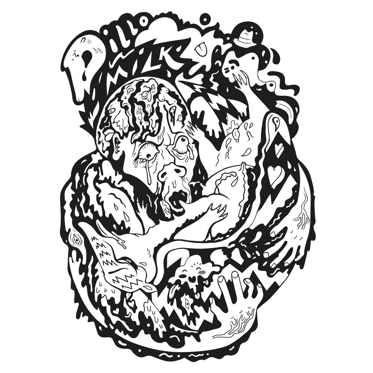 1200x1200 Outside, Relaxing Dillo Milk