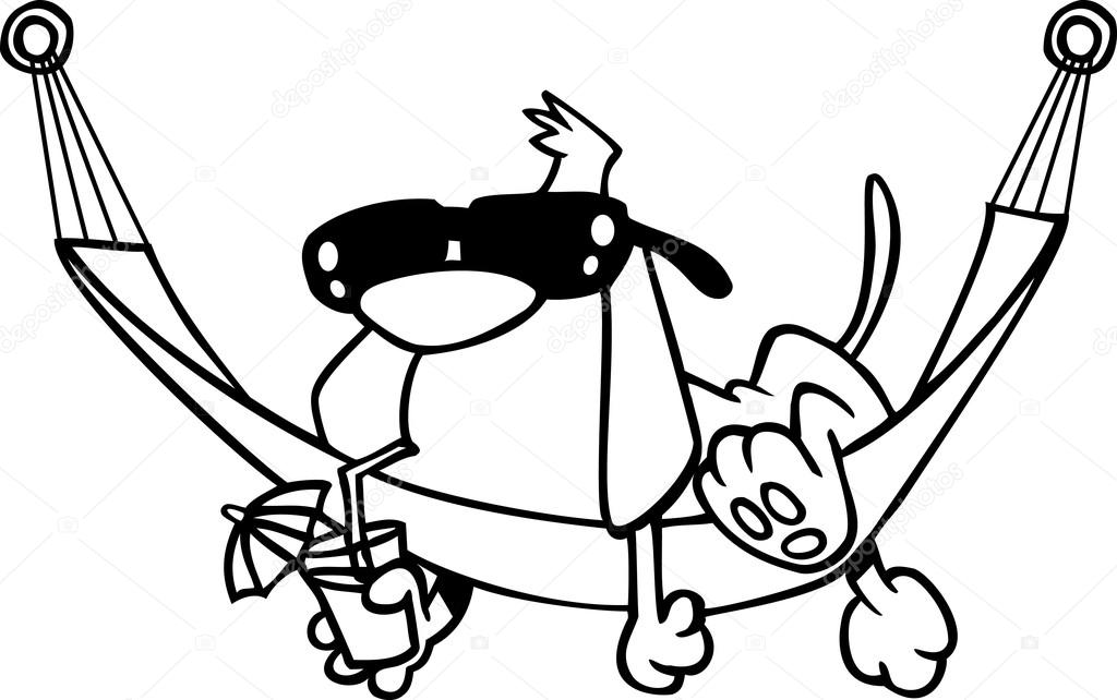 1024x642 Relaxing Drawing Hammock For Free Download