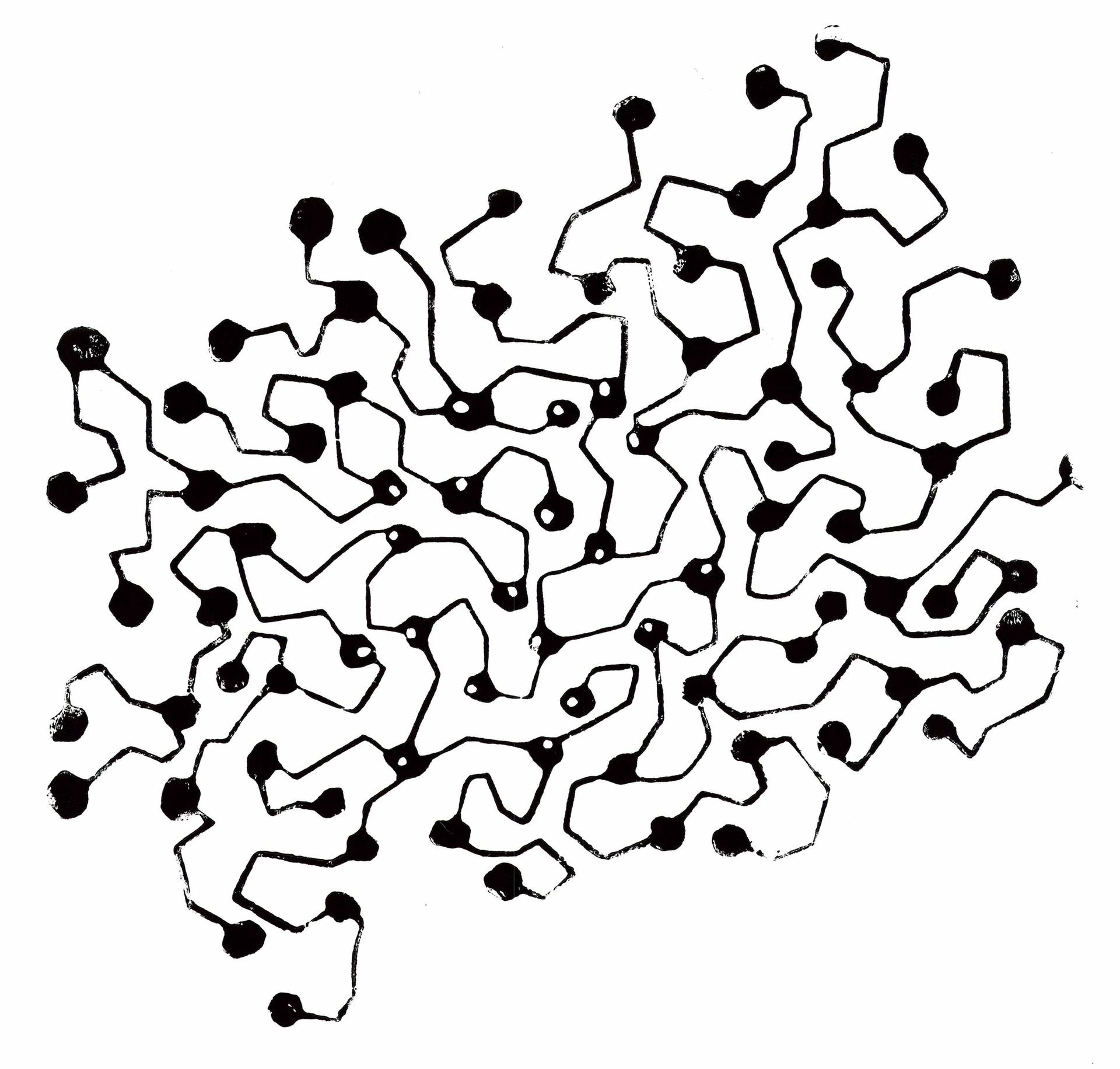 1920x1832 Neurons Relief Print