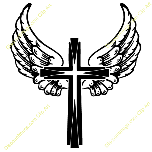 Religious Cross Drawing