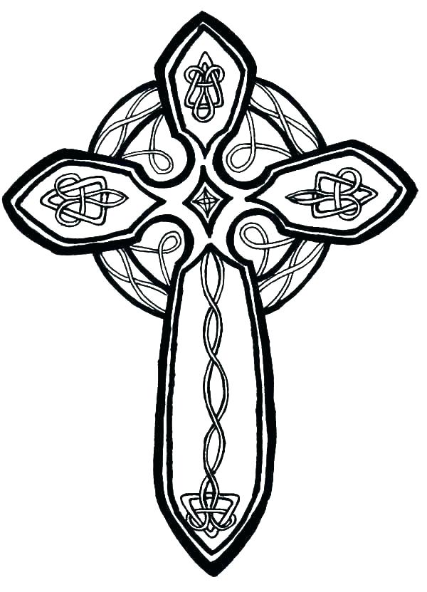 600x832 Cross Coloring Pages To Print Printable Coloring Pages Religious