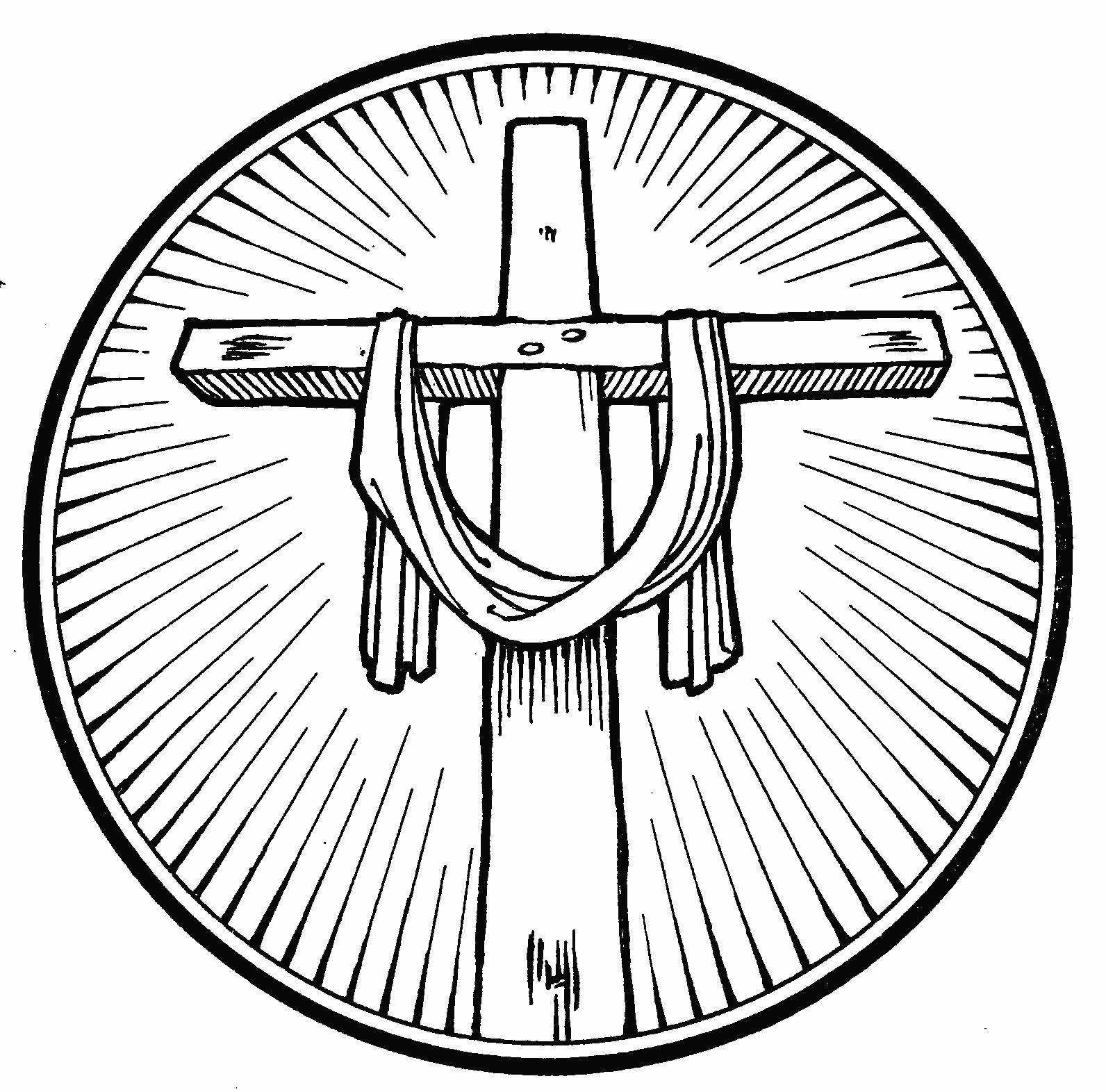 1592x1572 Religious Easter Clip Art Black And White Happy Easter