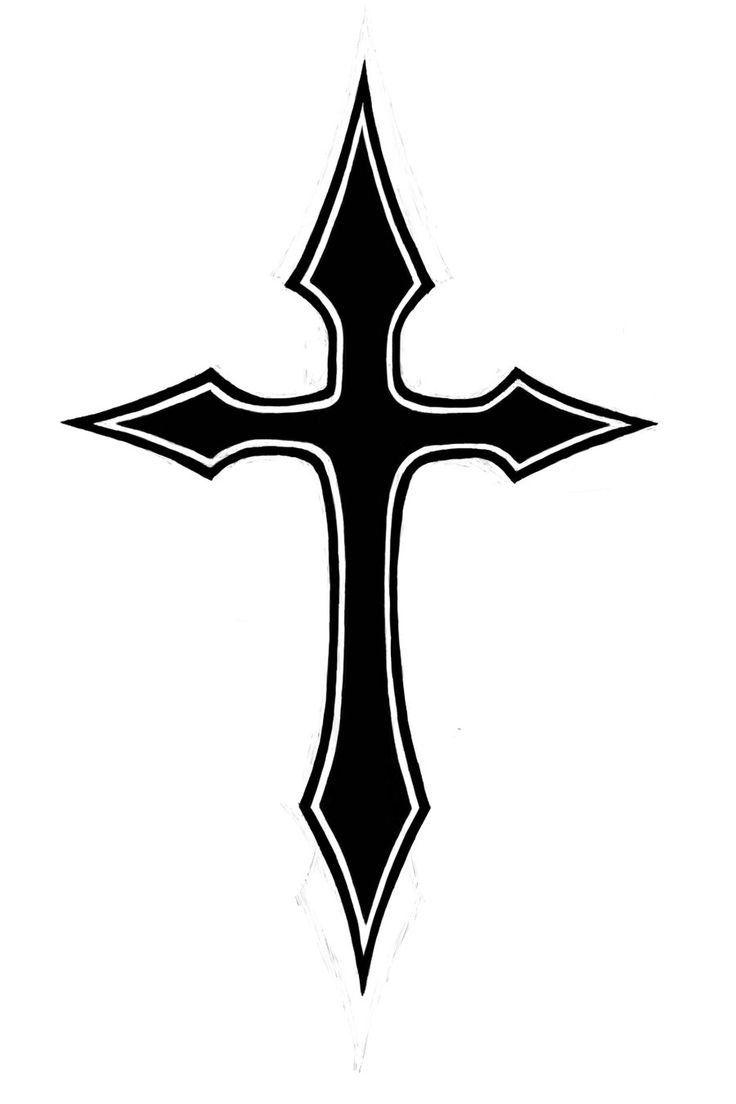 736x1104 Best Cross Drawings Best Simple Religious Tattoo Drawings