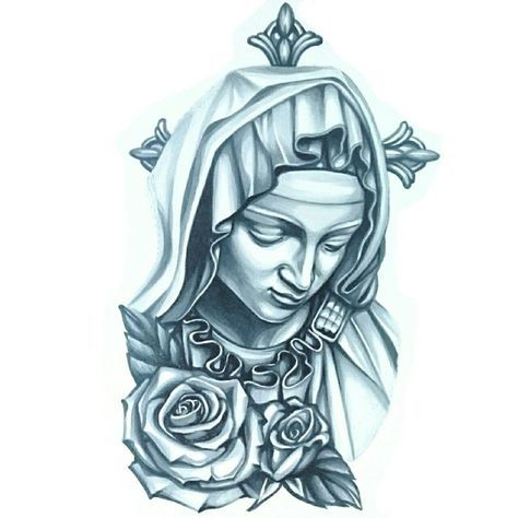 474x474 Graffiti Art Tattoos, Jesus Tattoo, Maria Tattoo
