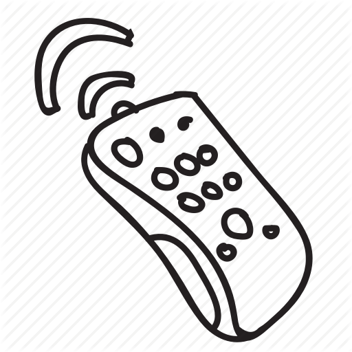 512x512 Doodle, Drawing, Electronics, Gadget, Hand Drawn, Remote, Toy Icon