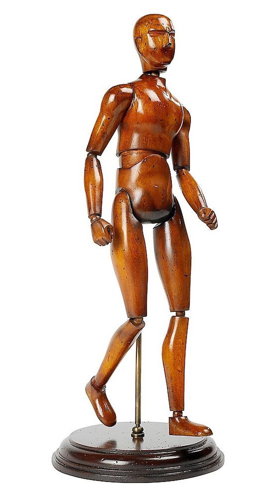562x1000 Artist Art Wood Wooden Articulated Drawing Mannequin Model Statue
