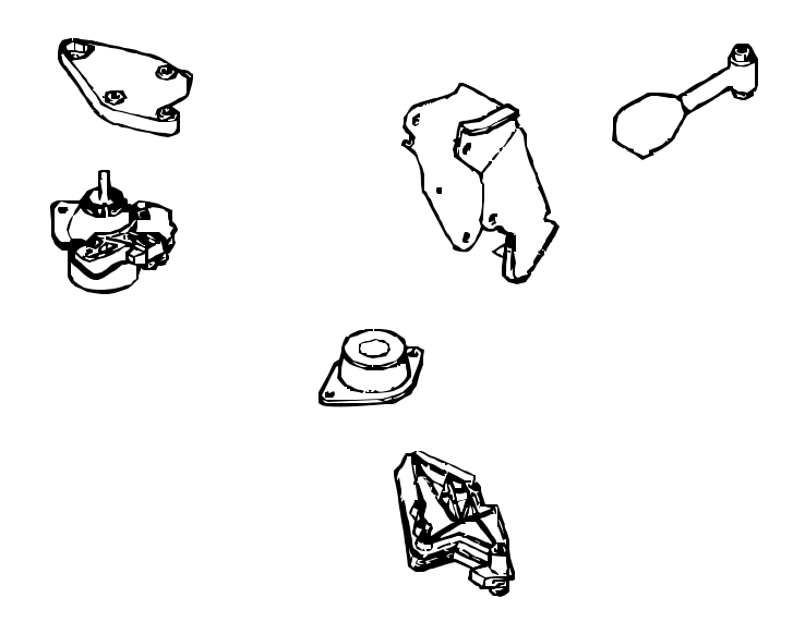 727x571 genuine renault laguna rear engine mounting rubber